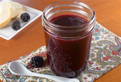 Seedless Blackberry Freezer Jam | For the Love of Cooking