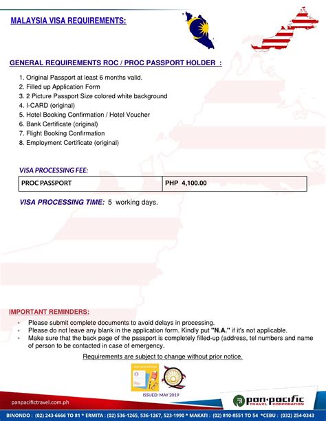 Malaysian Visa – Pan Pacific Travel