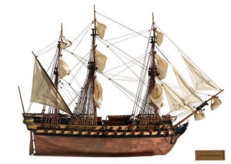 HMS Northumberland ,wooden,handcrafted,ready made,historical,tall ship,premier range,ship models ...