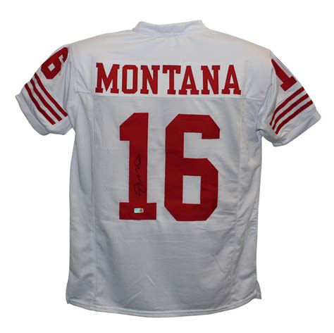 Joe Montana Autographed/Signed Pro Style Red XL Jersey Tristar 26376 – Denver Autographs