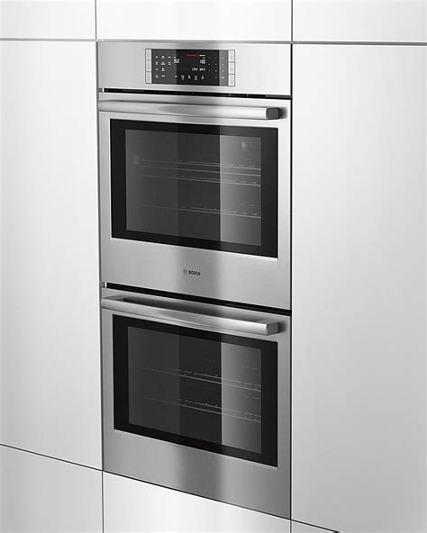 Bosch 800 Series 30" Built-In Electric Convection Double Wall Oven Stainless Steel HBL8651UC ...