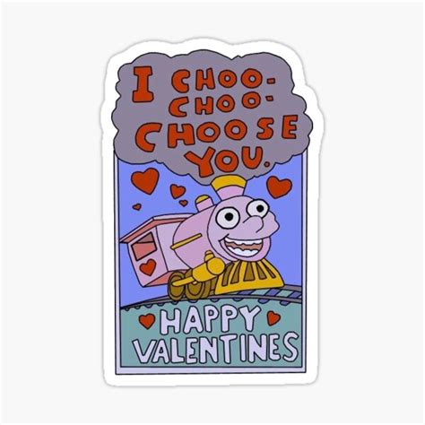 "Simpsons Valentine’s day card" Sticker by FaCurls | Redbubble