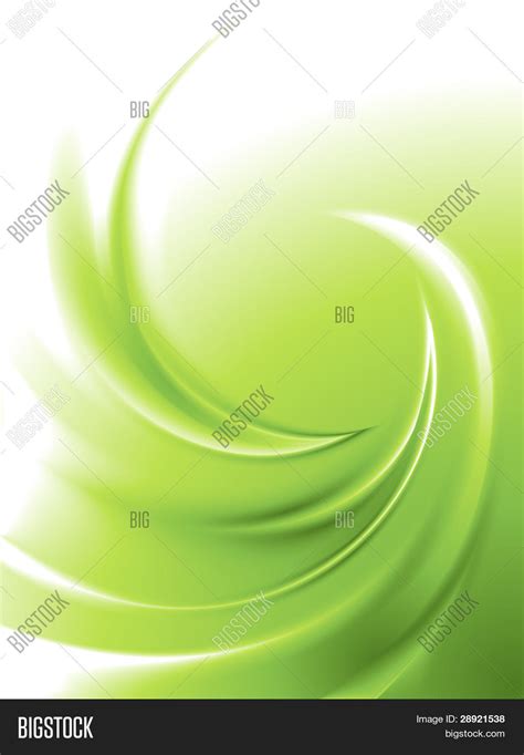 Abstract Green Swirl Vector & Photo (Free Trial) | Bigstock