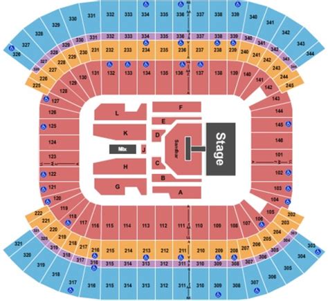 Nissan Stadium Tickets in Nashville Tennessee, Nissan Stadium Seating ...