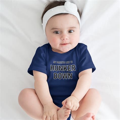 Steve Wallis - Hunker Down Baby Onesie – Crowdmade