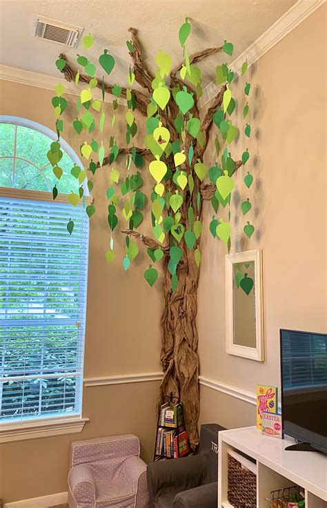 Reading Corner Tree | Classroom tree, Preschool classroom decor, Paper tree classroom