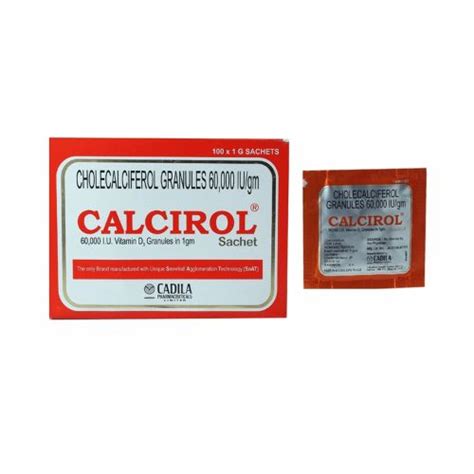 Buy Calcirol Sachet - Uses, Side Effects, Dosage & Price