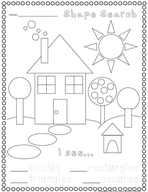 Free 2d And 3d Shapes Worksheets