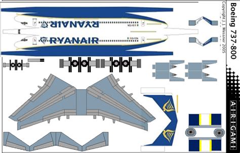 9+Simple Boeing 737 Papercraft Template - DarylJules