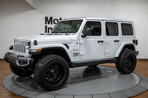 White Lifted Jeep Wrangler