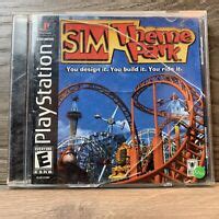 Sim Theme Park PS1 (Sony PlayStation 1, 2000) Complete 14633140347 | eBay