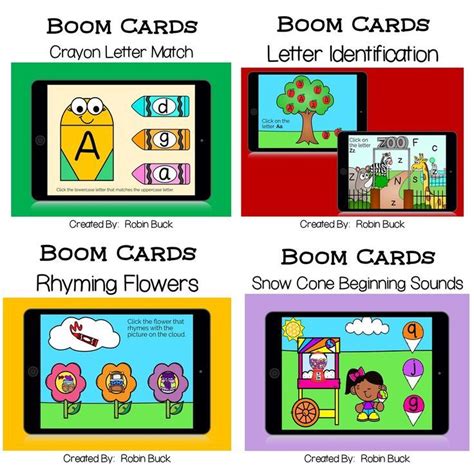 Kindergarten Boom Cards | Reading task cards, Whole brain teaching ...