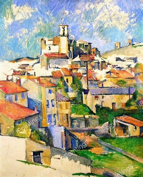 The Gardanne Painting by Paul Cezanne Reproduction | iPaintings.com