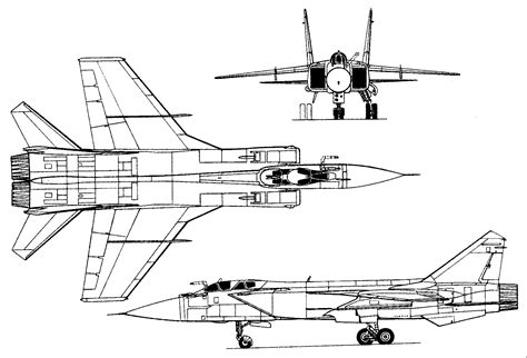 Mikoyan/Gurevich MiG-31 - long-range interceptor