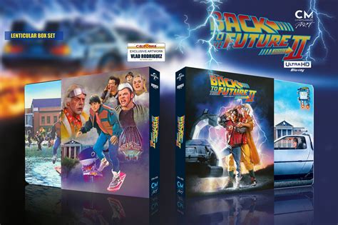 Back To The Future Trilogy (4K+2D Blu-ray SteelBooks) (Cine-Museum Art ...