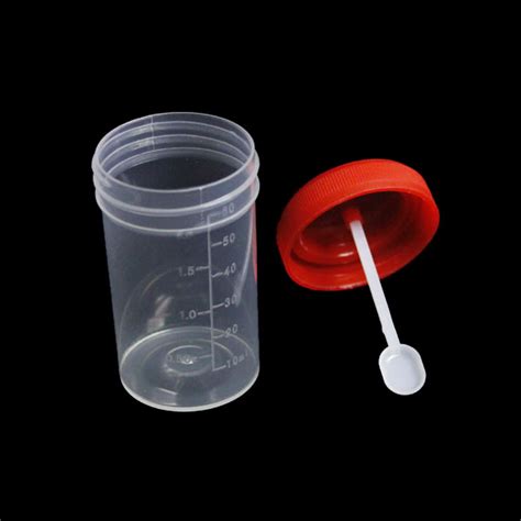 5X 60ml Urine Sample Collection Cup Vials Bottle Lab Supply Hospital ...