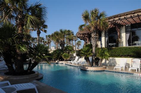 Swimming Pool Hotel Galvez Galveston Texas TX Palm Trees-9… | Flickr