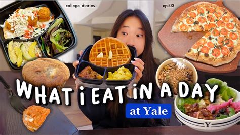 What I eat in a day at Yale (still covid): College dining hall meals to ...