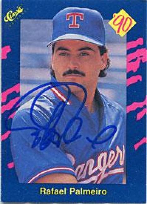 Autographed Rafael Palmeiro Cards | Authentic MLB Signed Rafael Palmeiro