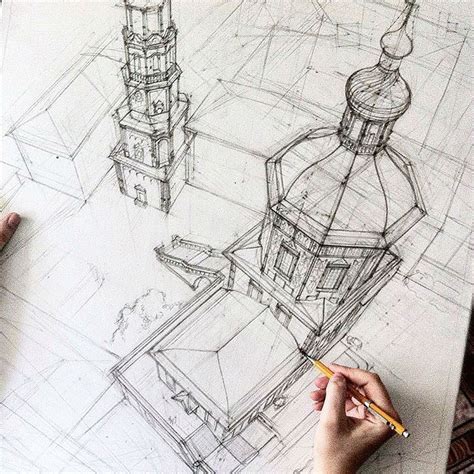 Architecture Student Revives the Magic of Architectural Hand Sketching ...