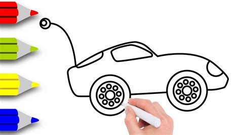 Toy Car Drawing Images ~ Car Toy Drawing Kids Clipart Pages Outline Coloring Cars Colouring ...