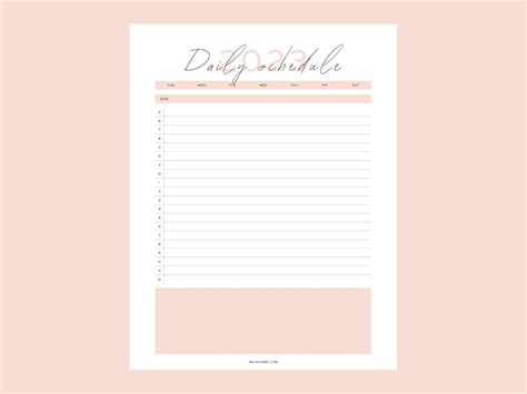 Free Printable Planner 2023 Pdf Anjahome - PELAJARAN