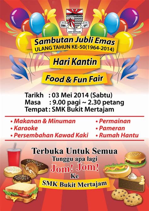 UBK SMK BKT MERTAJAM: Hari Kantin Food & Fun Fair ~Sambutan Jubli Emas ...