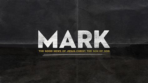 The Book of Mark | North Leverett Baptist Church