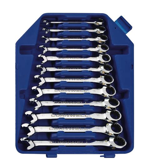 CRWS12MSA - 12 Piece Metric Ratcheting Combination Speed Wrench Set