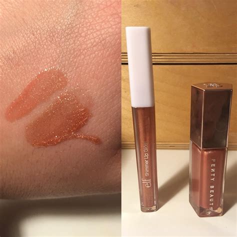 Dupe for the Fenty gloss bomb ELF Shimmer lip gloss in Believe | Gloss ...