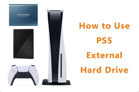How to Use PS5 External Hard Drive? Here Is the Tutorial