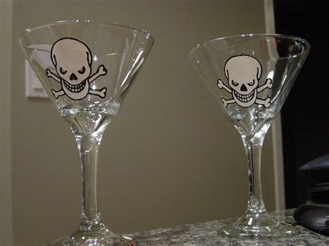 Skull Martini Glasses | Yeah, I'm that tough. | Flickr
