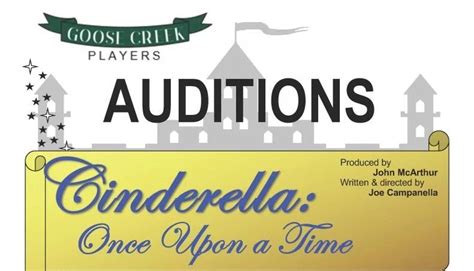 Auditions – Goose Creek Players