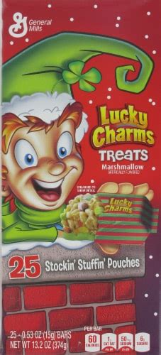 Lucky Charms Christmas Marshmallow Treats, 25 ct / 0.53 oz - Kroger