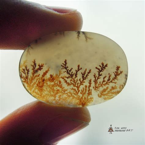 Rare quality natural pattern scenic dendritic agate. - Shop - Far Way Art