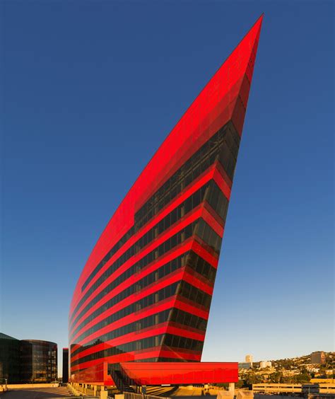 Red + Black + Pointy = EVIL! Pacific Design Center, Red Building : r/evilbuildings