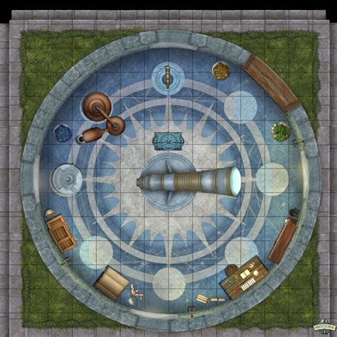 Observatory | Tabletop rpg maps, Fantasy city map, Dnd world map