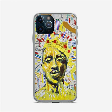 2Pac Tupac Crown Nyc Mta Map iPhone 12 Pro Max Case