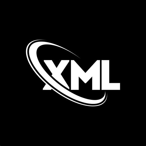 logotipo xml. letra xml. diseño de logotipo de letra xml. logotipo de iniciales xml vinculado ...