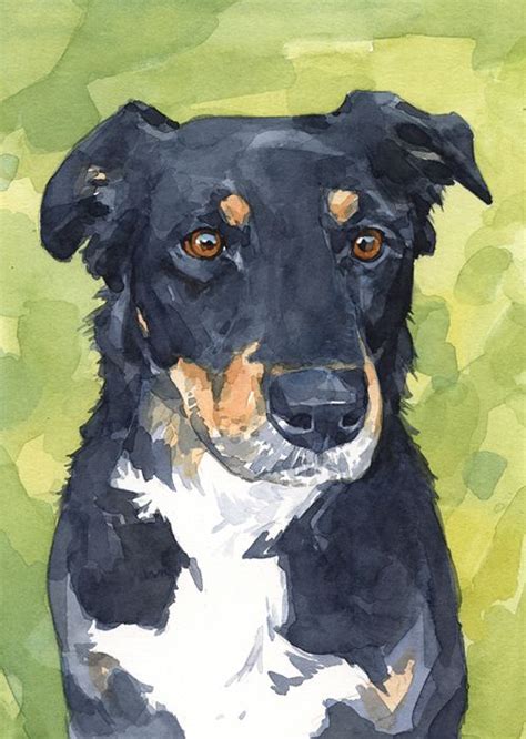 dog watercolor | Animal paintings, Watercolor dog, Watercolor dog portrait