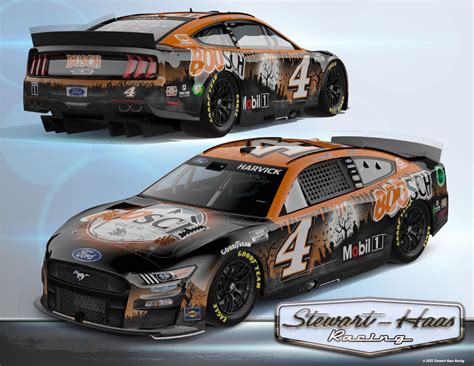 2022 #4 Stewart Haas Racing paint schemes - Jayski's NASCAR Silly ...