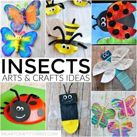 Insect arts and crafts | Insect crafts, Spring crafts, Animal crafts ...