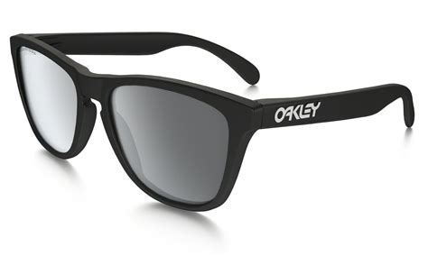 Oakley Mens Frogskins Polarized Black Sunglasses - 24-297