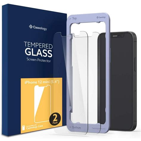 iPhone 12 Mini Screen Protector, Caseology Tempered Glass for Apple ...