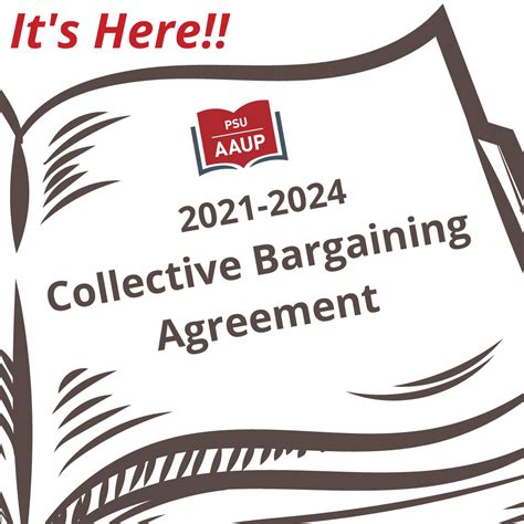 PSU AAUP | Check out our 2021-2024 Collective Bargaining Agreement!