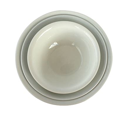 Large Ceramic Salad Bowl - White | barlens