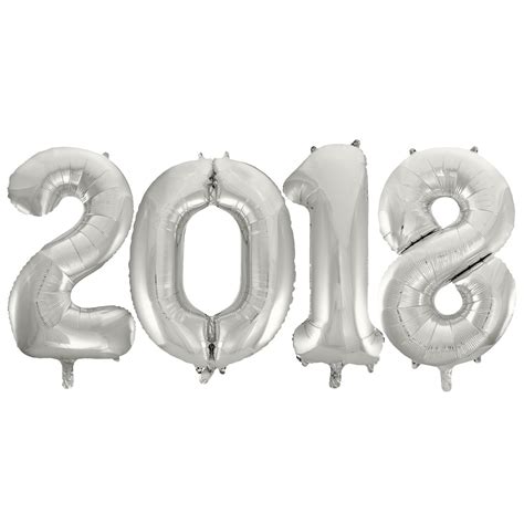 Jumbo Silver Foil Balloons-2018 - Walmart.com - Walmart.com