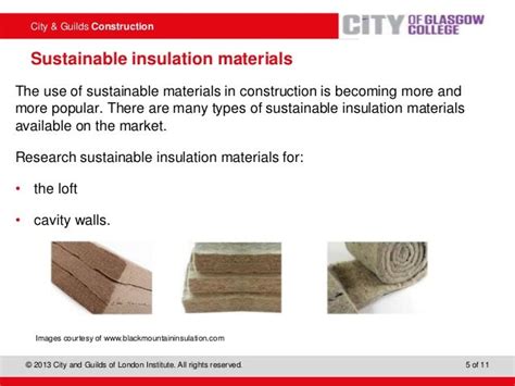 Sustainable insulation materials 1