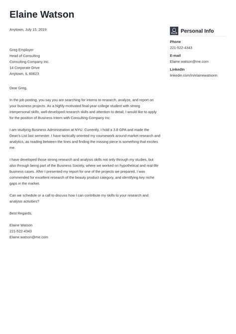 Business Cover Letter Examples & Templates [2024 ready]