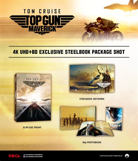 Top Gun: Maverick 4K Blu-ray Steelbook Harrison & Company Exclusive Fu